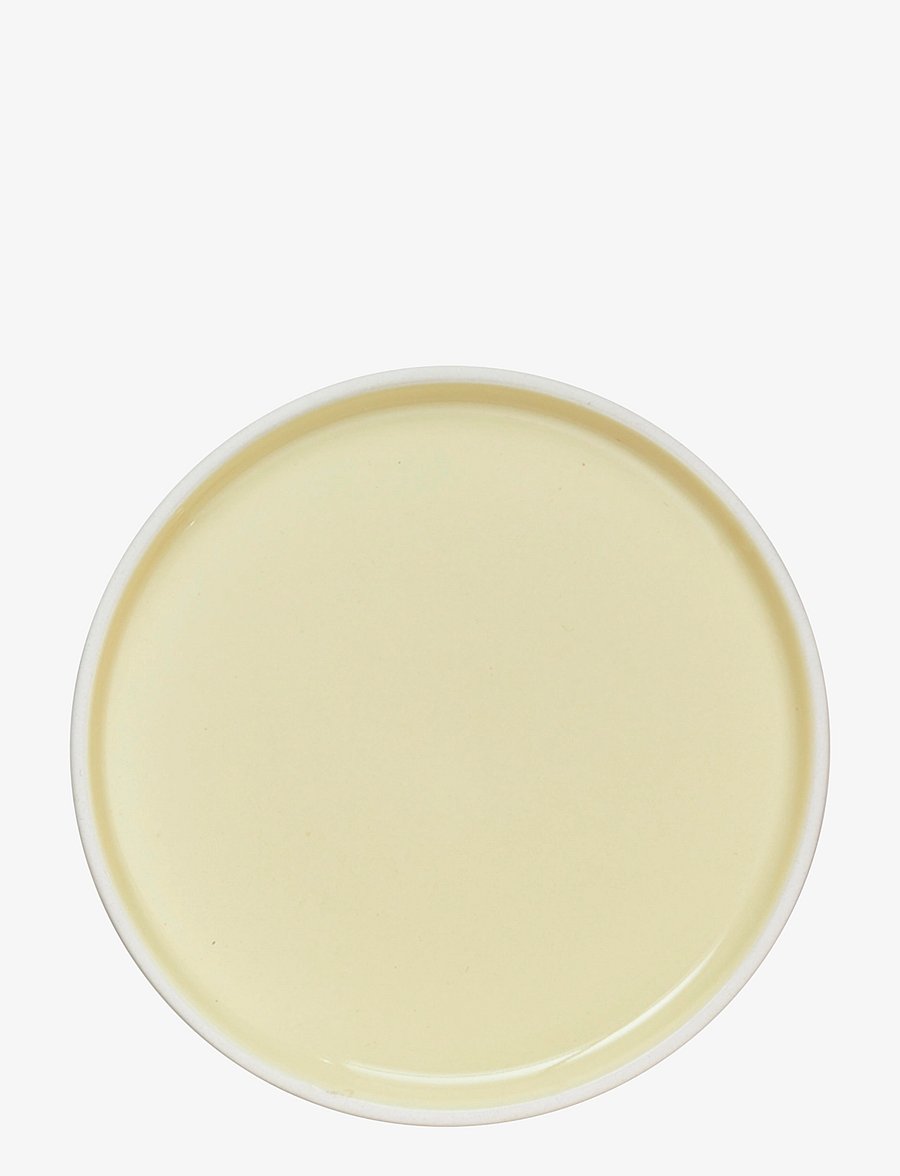 Studio About - PLATE, MEDIUM - frühstücksteller - ivory/yellow - 1