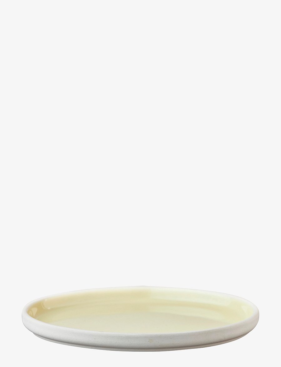 Studio About - PLATE, MEDIUM - frühstücksteller - ivory/yellow - 2