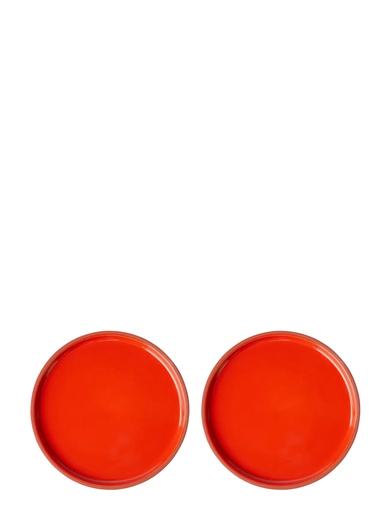 STUDIO ABOUT Plate, Medium Rot - Ø 18 CM - Unisex