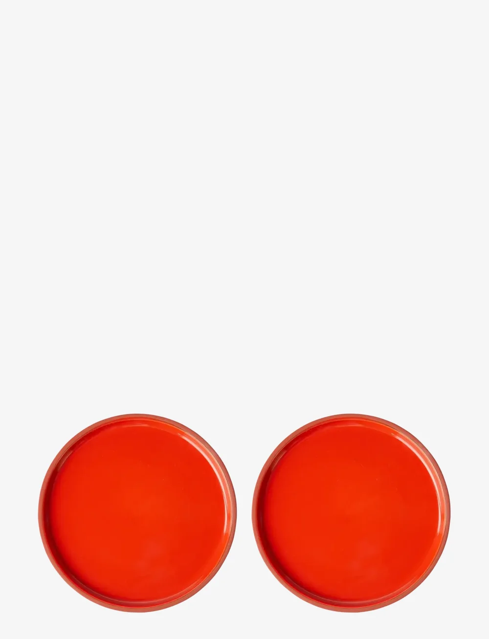 Studio About - PLATE, MEDIUM - assiettes à dessert - terracotta/red - 0