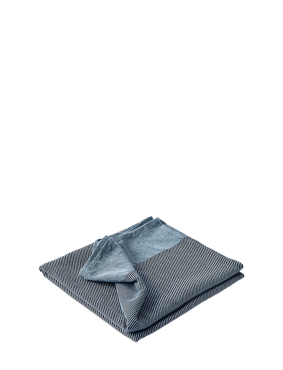 Studio About - THROW, DARK BLUE/LIGHT BLUE - pleedid - dark blue/light blue - 1