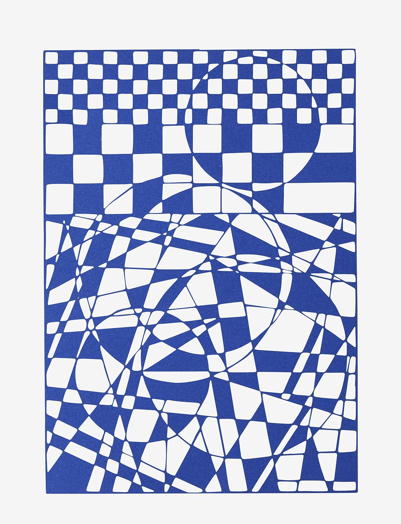 Studio About - PAPERCUT, A4, GEOMETRIC, RECTANGLE - laveste priser - blue - 0