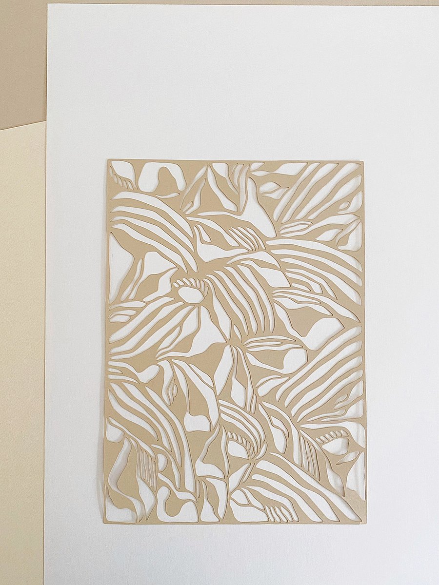 Studio About - PAPERCUT, A4, GEOMETRIC, RECTANGLE - botaanika - sand - 5
