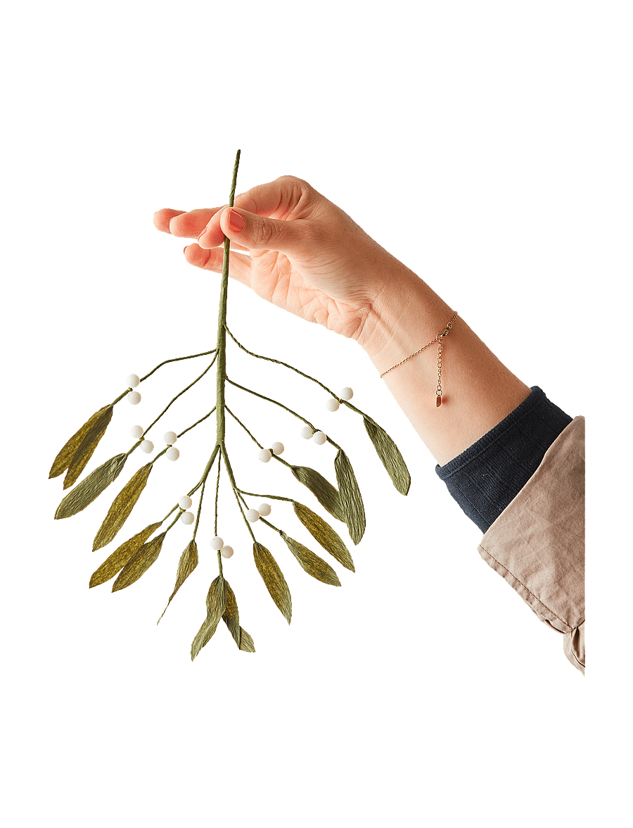 Studio About - PAPER FLOWER - kuivatatud lilled - green - 0