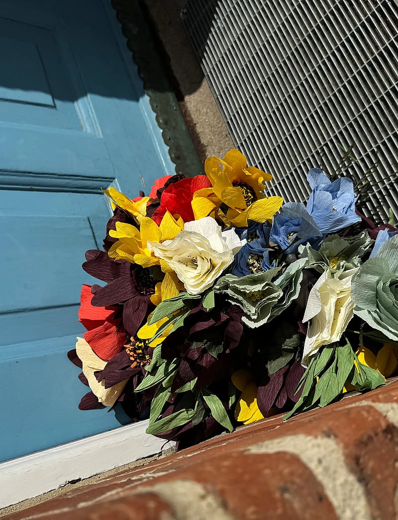 Studio About - PAPER FLOWER, BRANCH WITH DETAILED LEAFS, GREEN - green - 5