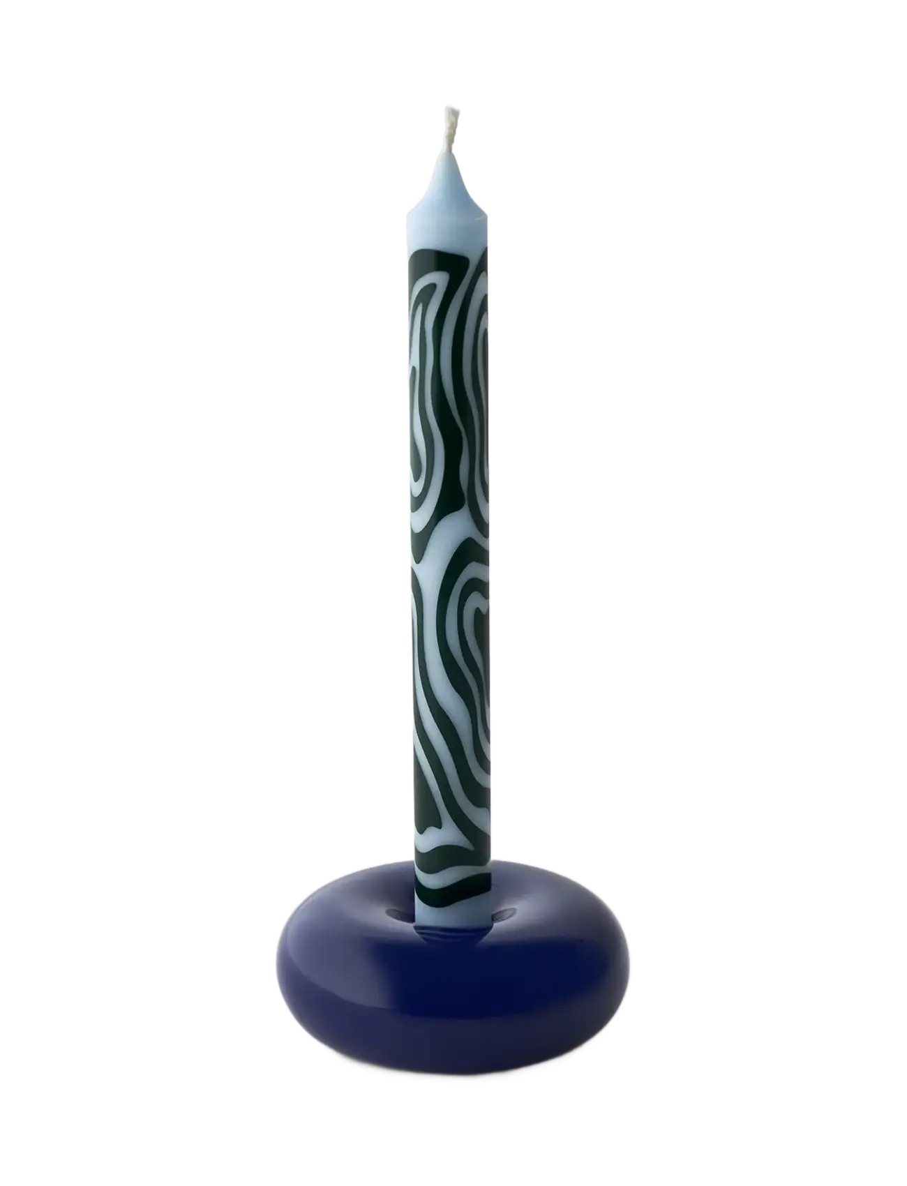Studio About - CANDLES, LIGHT BLUE/RED - tischkerzen - light blue/green & red/rose - 2