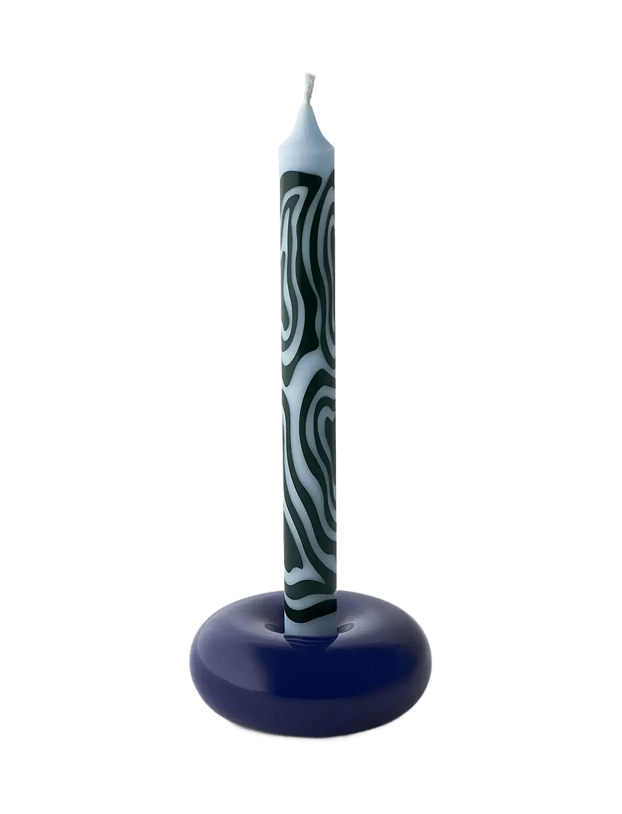 Studio About - CANDLES, LIGHT BLUE/RED - tischkerzen - light blue/green & red/rose - 2
