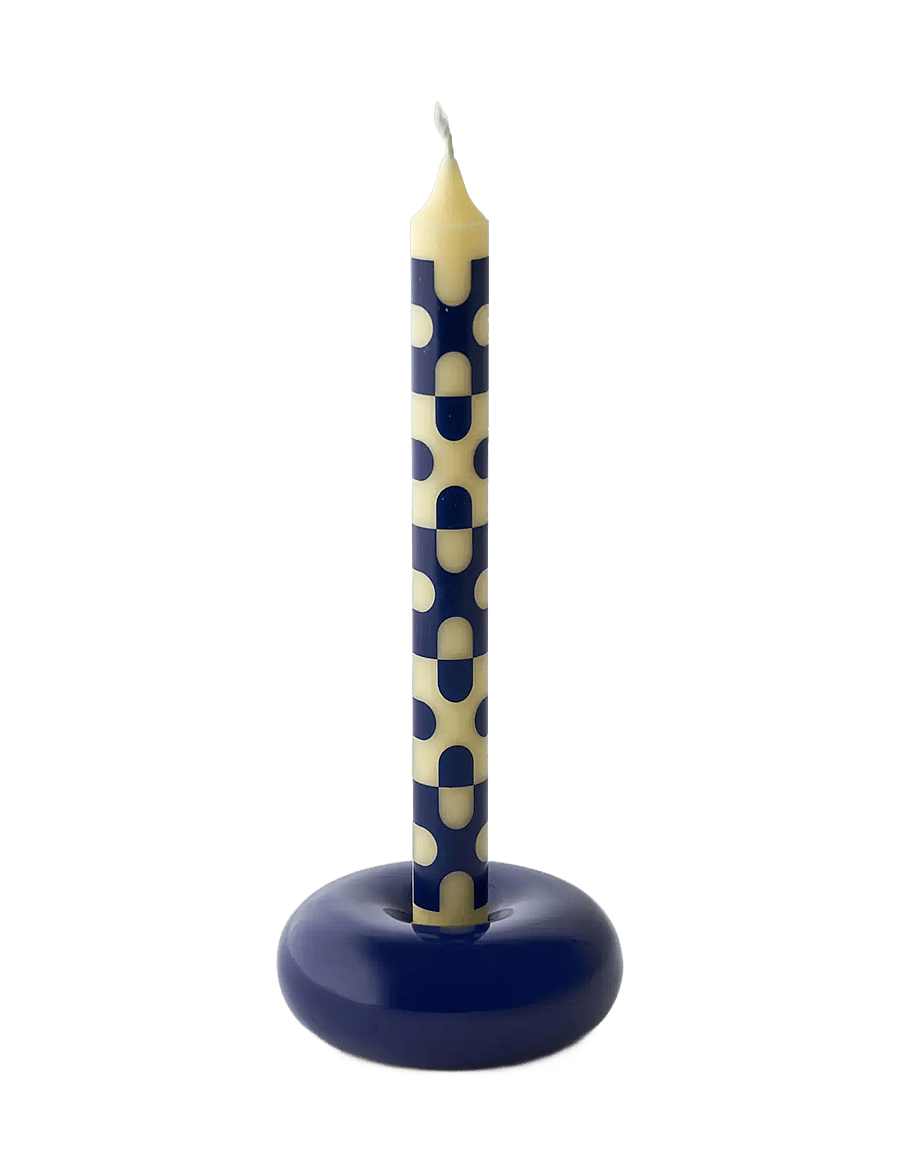 Studio About - CANDLES, ROSE/YELLOW - tischkerzen - rose/bordeaux & yellow/blue - 2