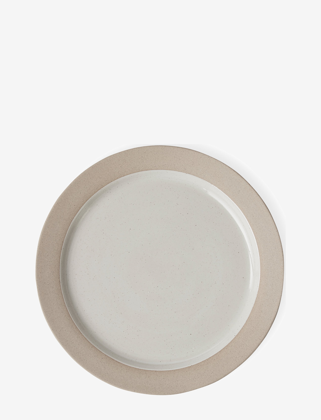Studio About - PLATE, LARGE - speiseteller - sand/grey - 1