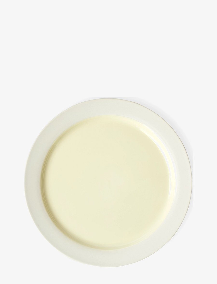 Studio About - PLATE, LARGE - praetaldrikud - ivory/yellow - 2