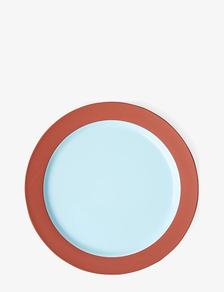 Studio About - PLATE, LARGE - praetaldrikud - terracotta/blue - 0