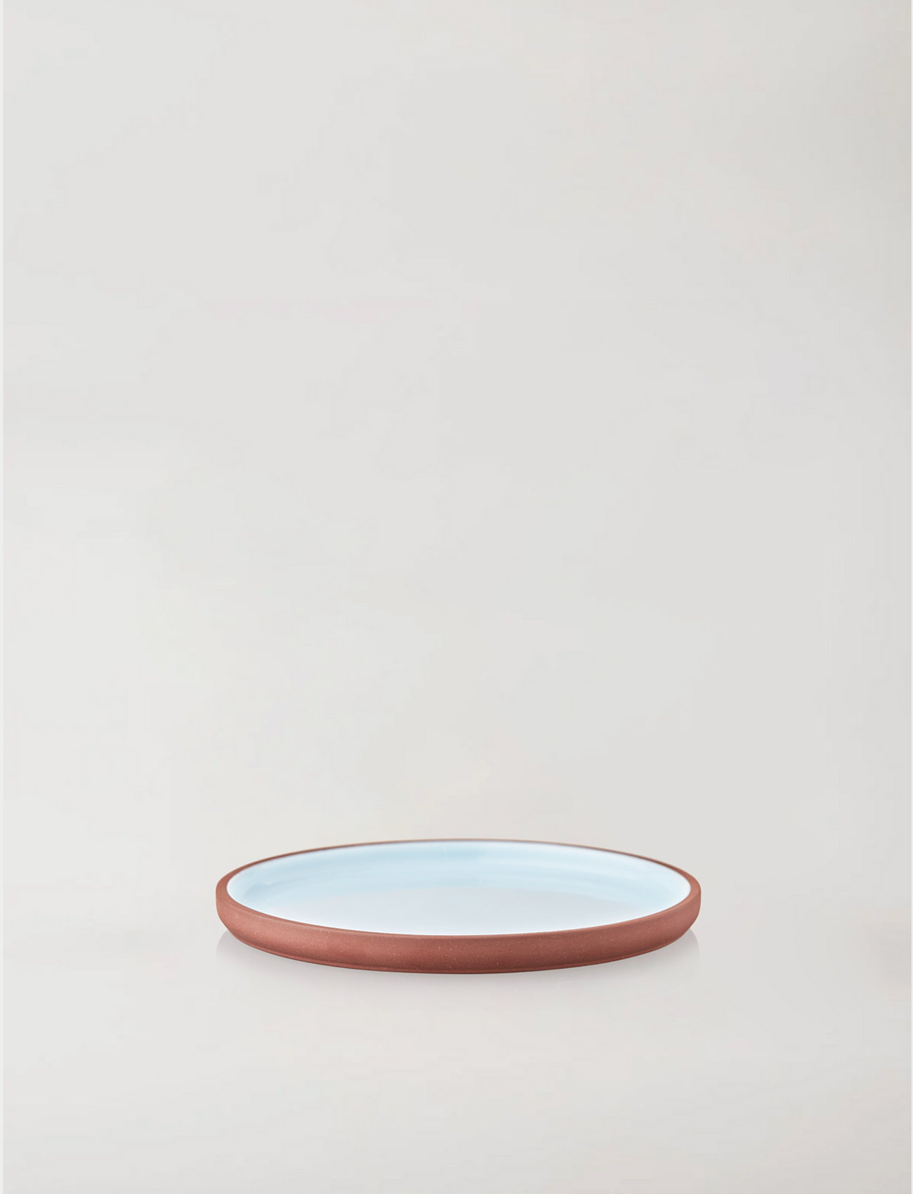 Studio About - PLATE, LARGE - speiseteller - terracotta/blue - 1