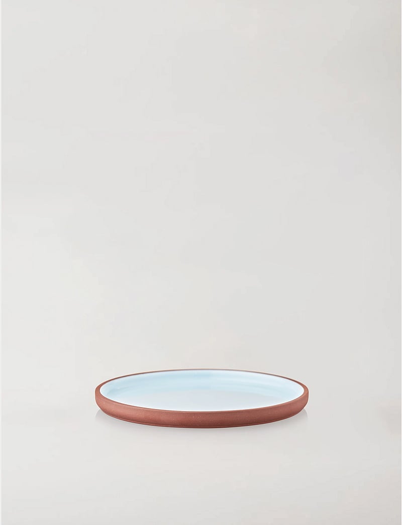 Studio About - PLATE, LARGE - speiseteller - terracotta/blue - 1