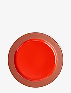 PLATE, LARGE - TERRACOTTA/RED