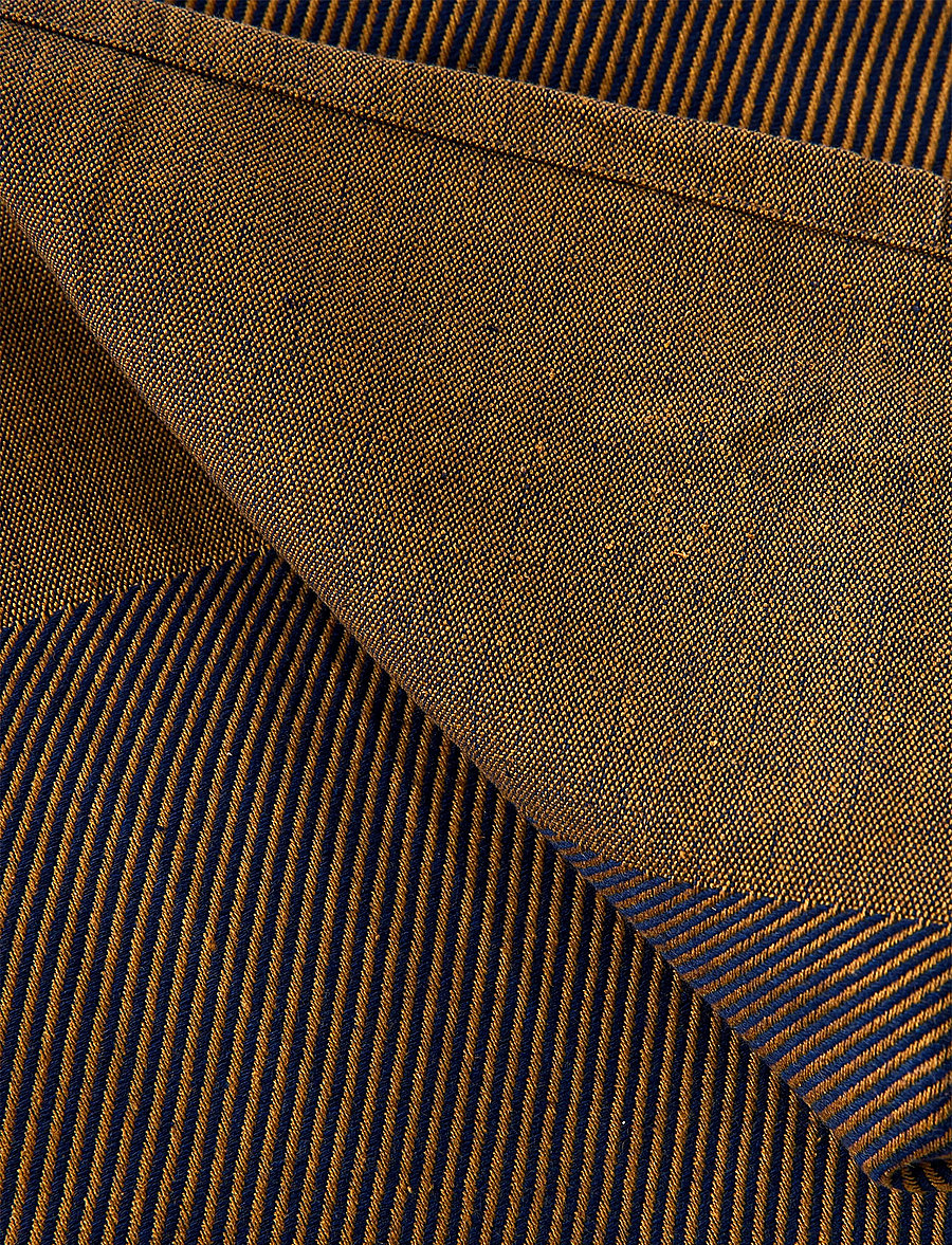 Studio About - PLAID, DARK BLUE/OCHRE - dark blue/ochre - 5