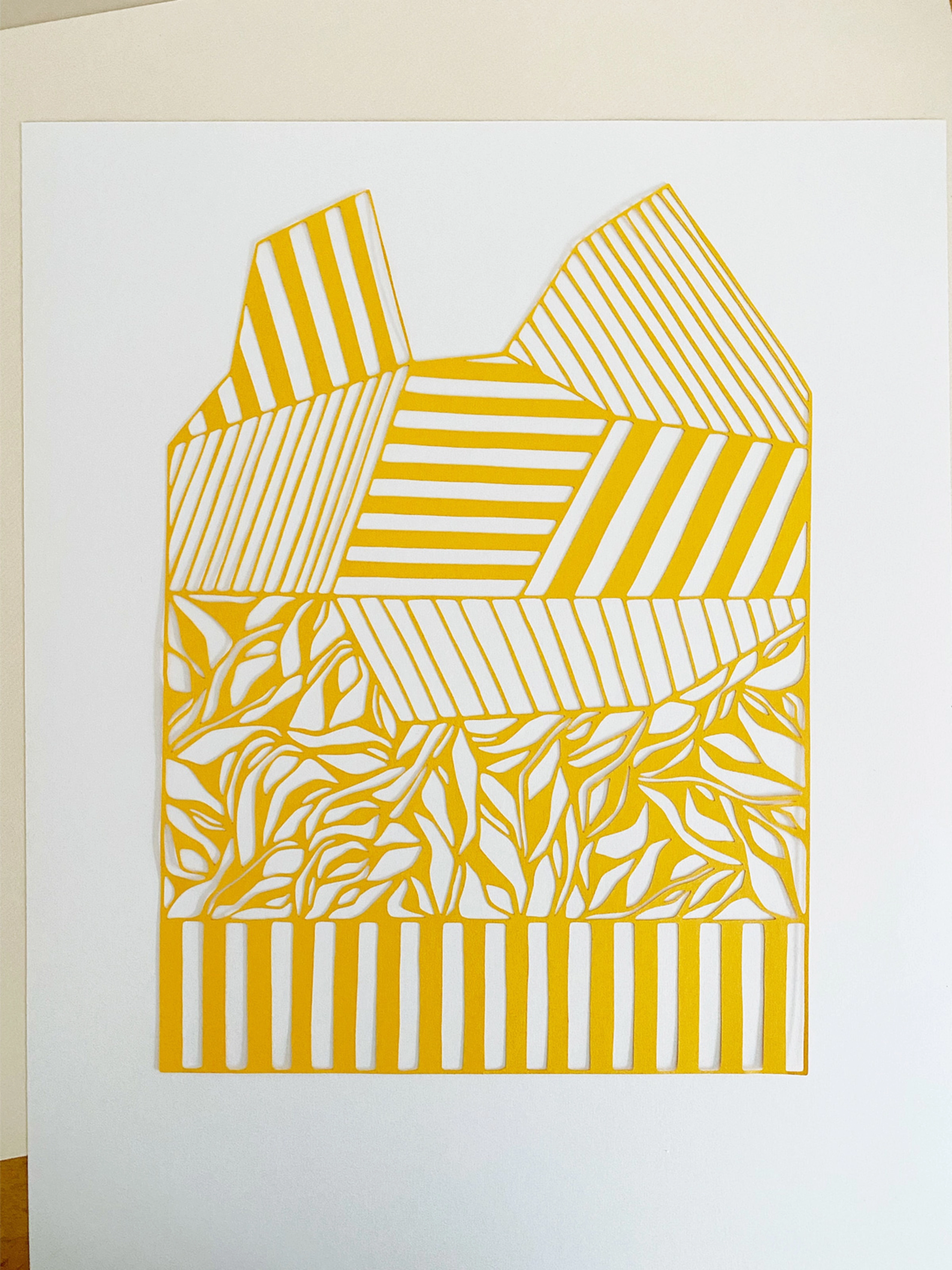 Studio About - PAPERCUT, A3, GEOMETRIC, RECTANGLE - lowest prices - corn yellow - 3