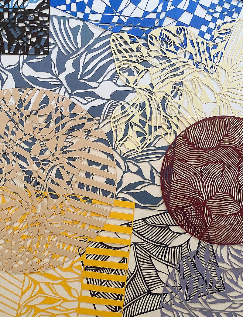 Studio About - PAPERCUT, A3, GEOMETRIC, RECTANGLE - graafilised mustrid - corn yellow - 4