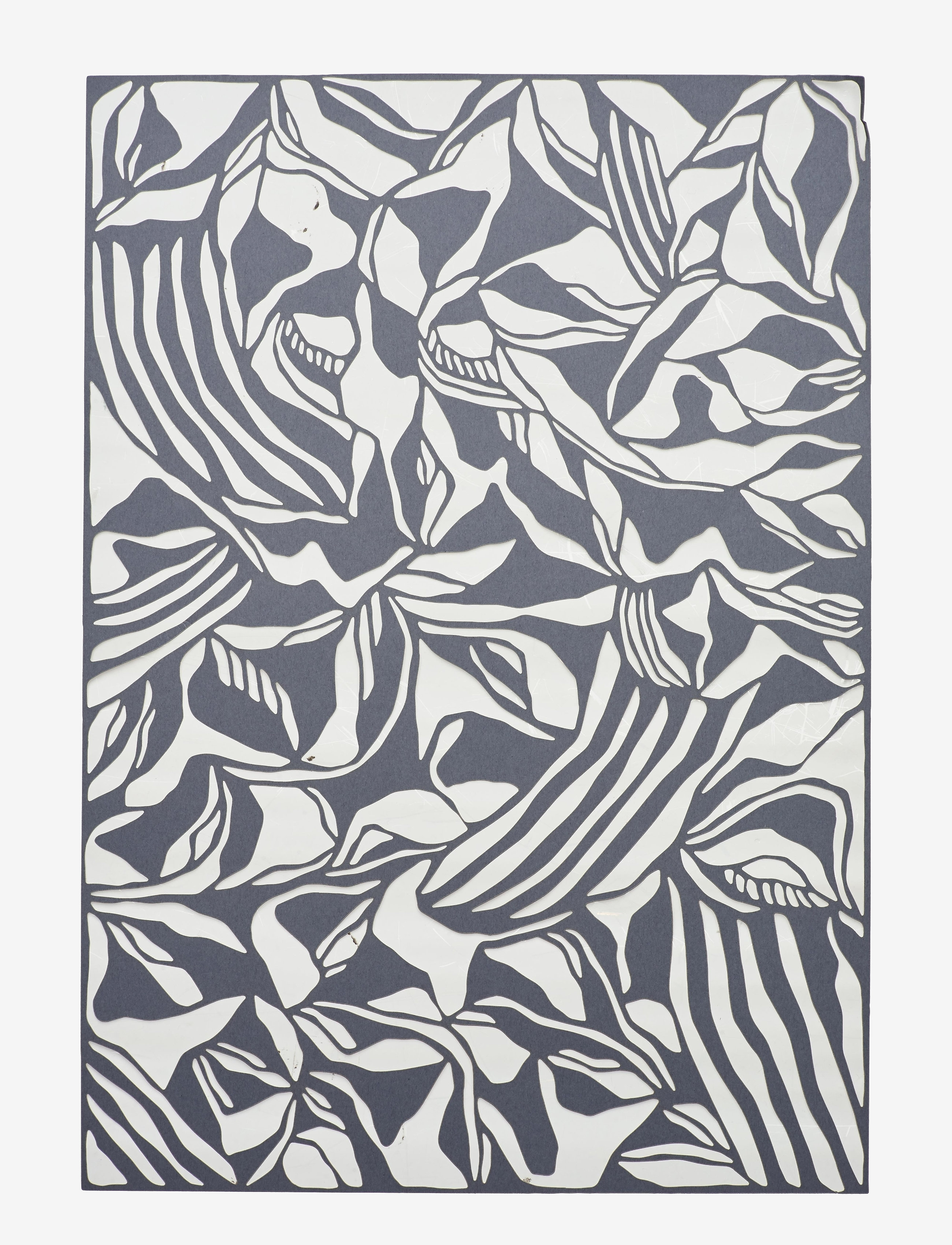Studio About Papercut, A3, Organic, Rectangle, 29.7X42 cm, Posters, Blau - Graphical Patterns, Homeware