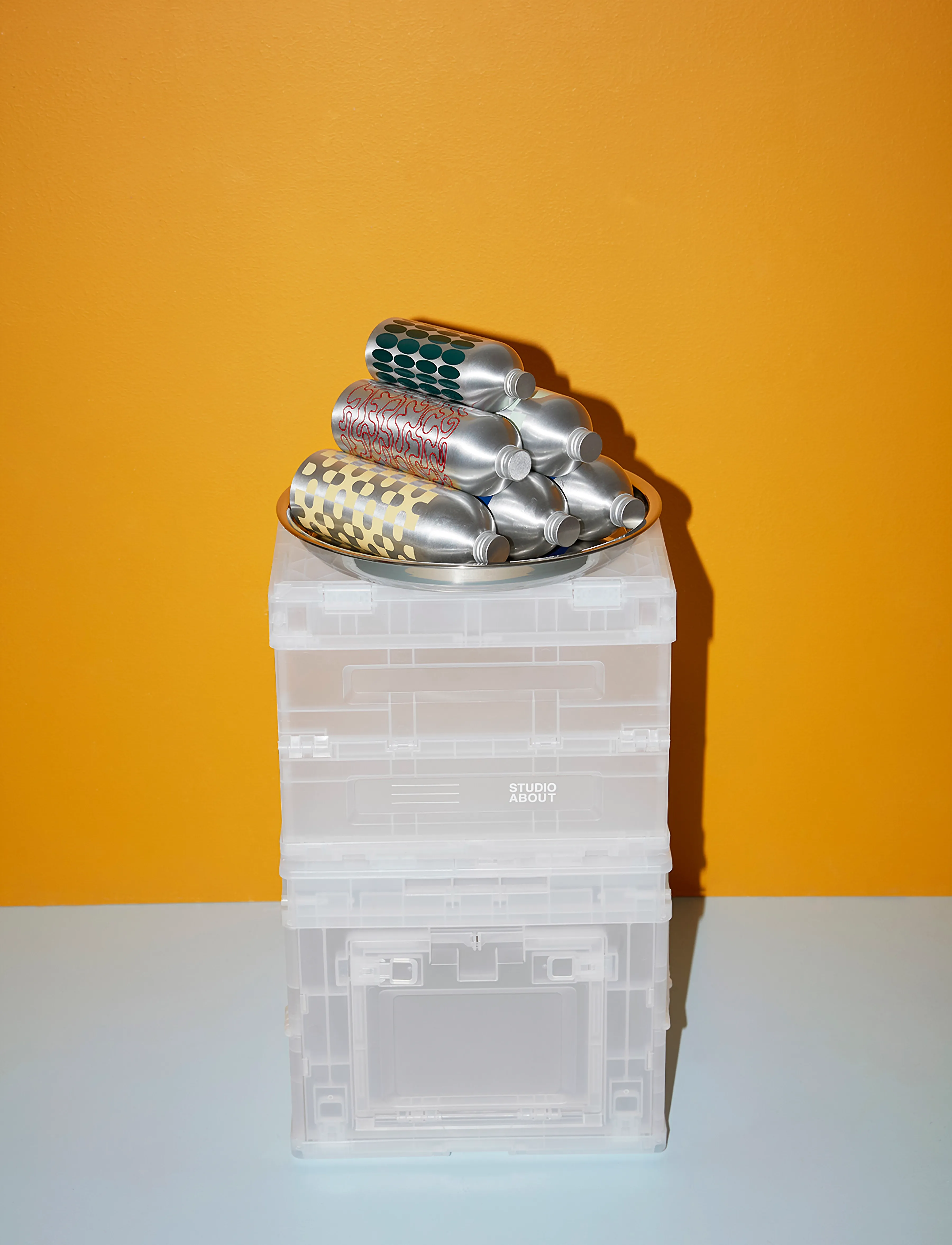 Studio About - BLOX, SMALL, SEMI TRANSPARENT - storage baskets - semi transparent - 4