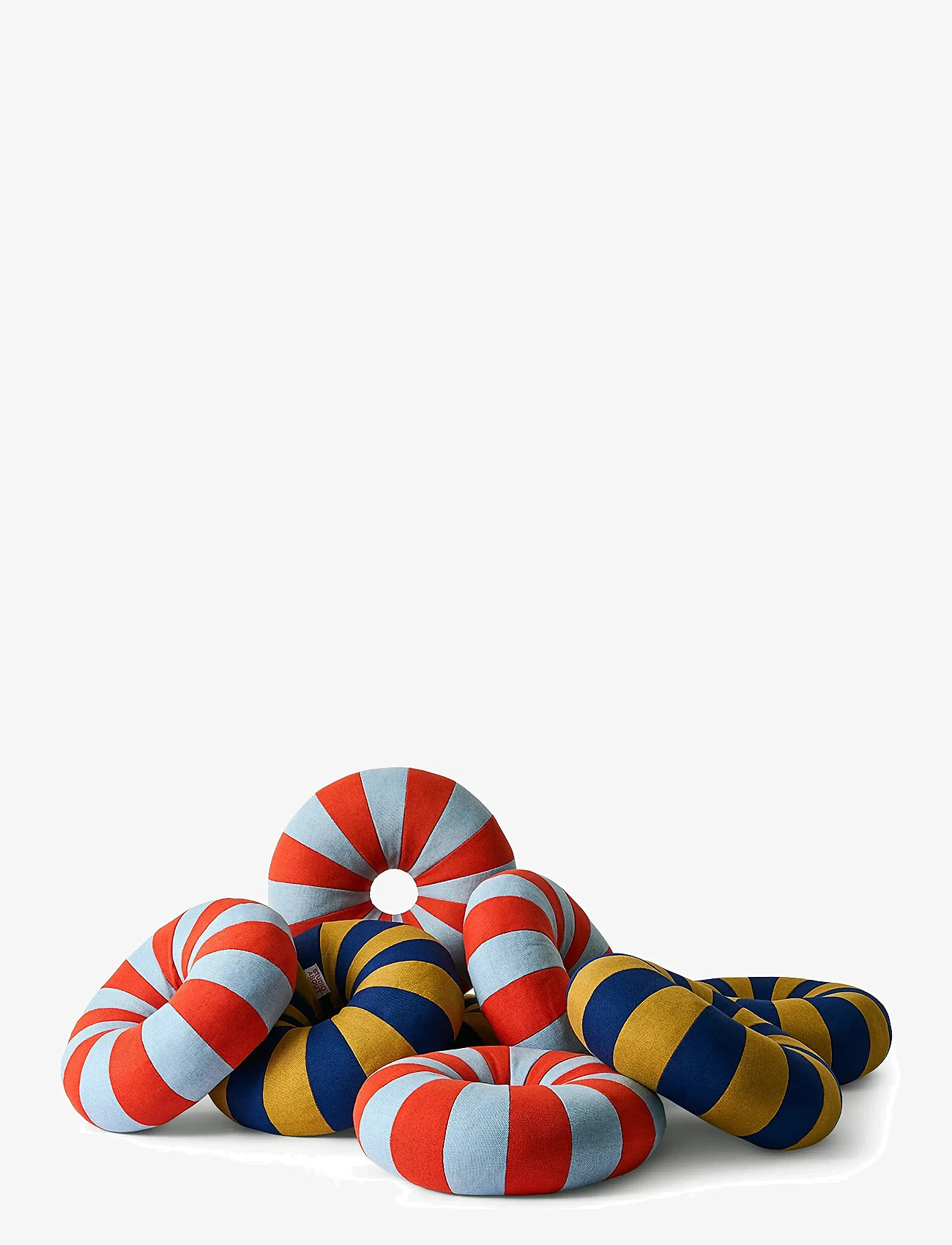 Studio About - FLOAT PILLOW, DARK BLUE/OCHRE - pyntepuder - dark blue/ochre - 1