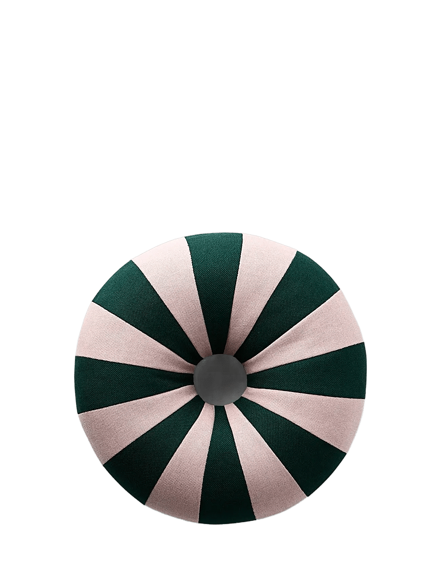 Studio About - FLOAT PILLOW, DARK GREEN/ROSE - padjad - dark green/rose - 1