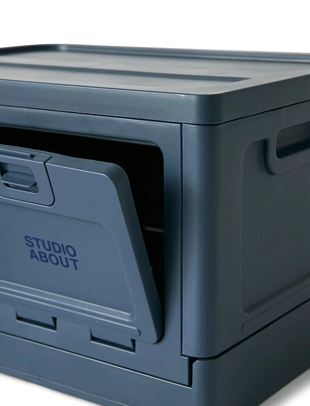 Studio About - BOX, MEDIUM, DARK BLUE - aufbewahrungskörbe - dark blue - 4
