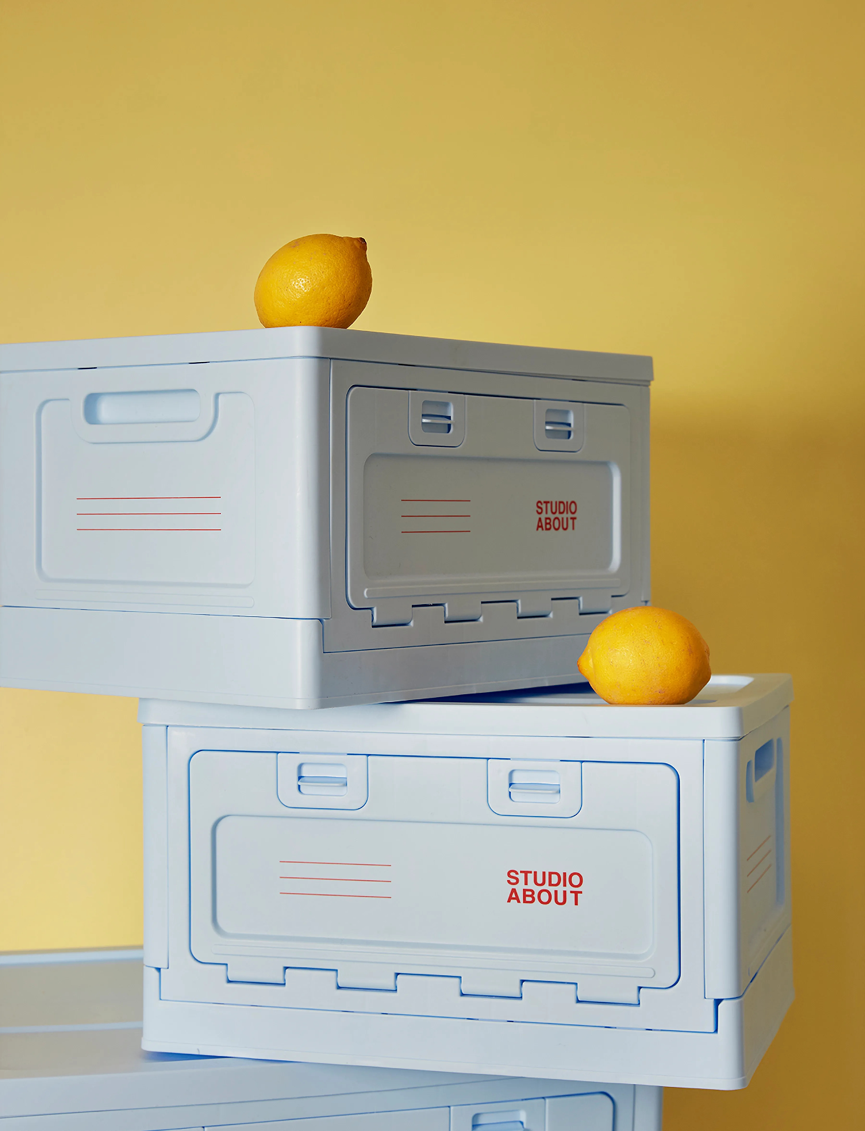 Studio About Box, 29X23.7X41, Storage, Blau - Storage Baskets, Homeware