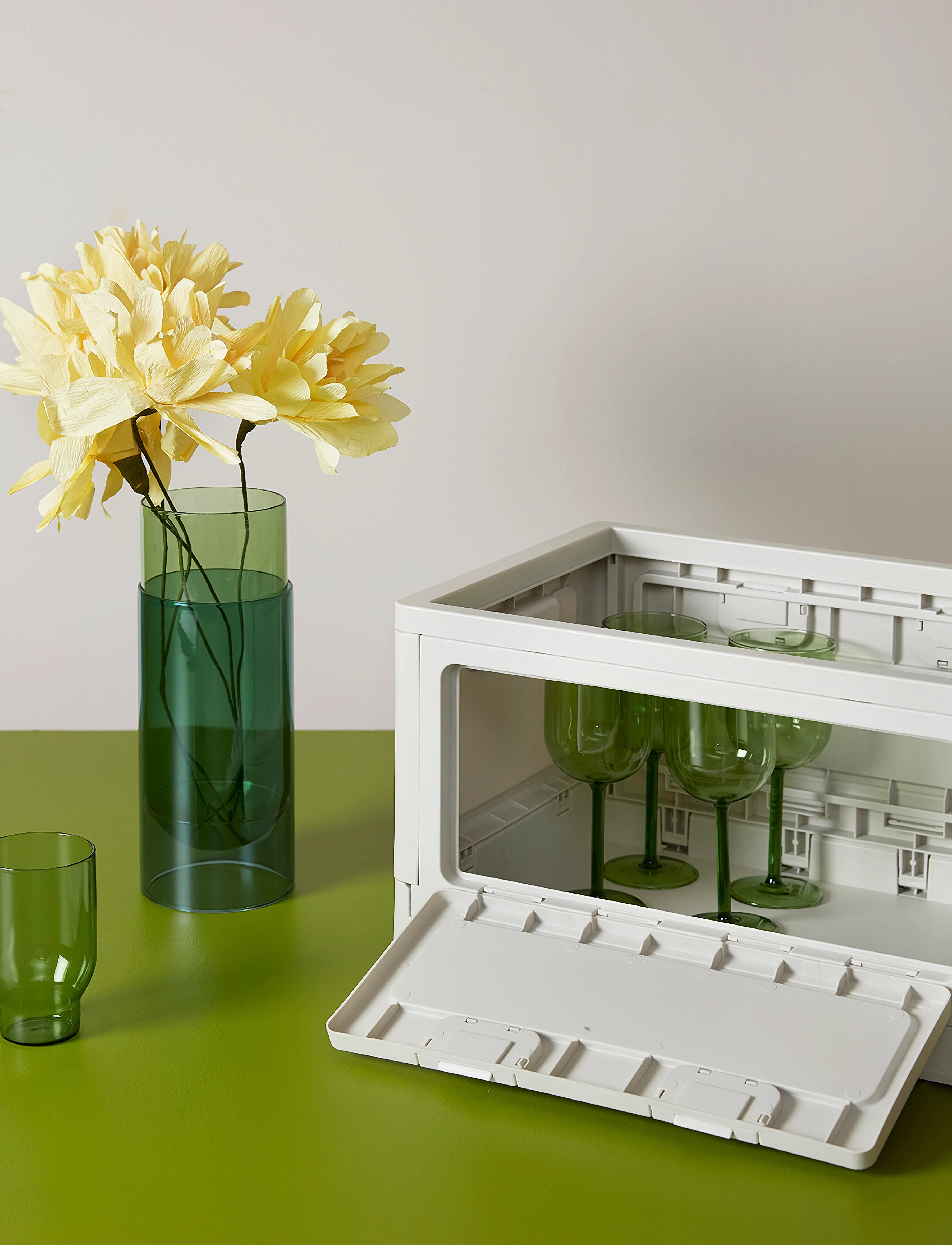 Studio About Box, 29X23.7X43, Storage, Grau - Storage Baskets, Homeware