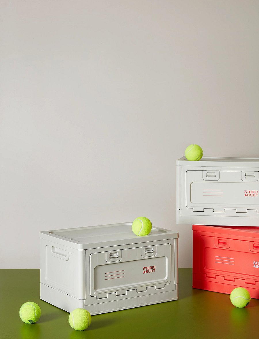 Studio About - BOX - aufbewahrungskörbe - light grey - 4