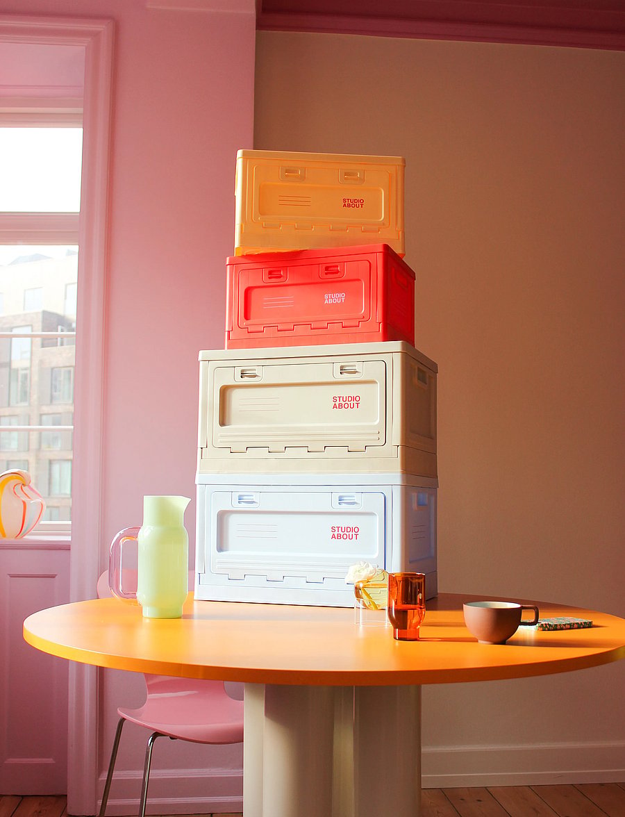 Studio About - BOX - aufbewahrungskörbe - light yellow - 5