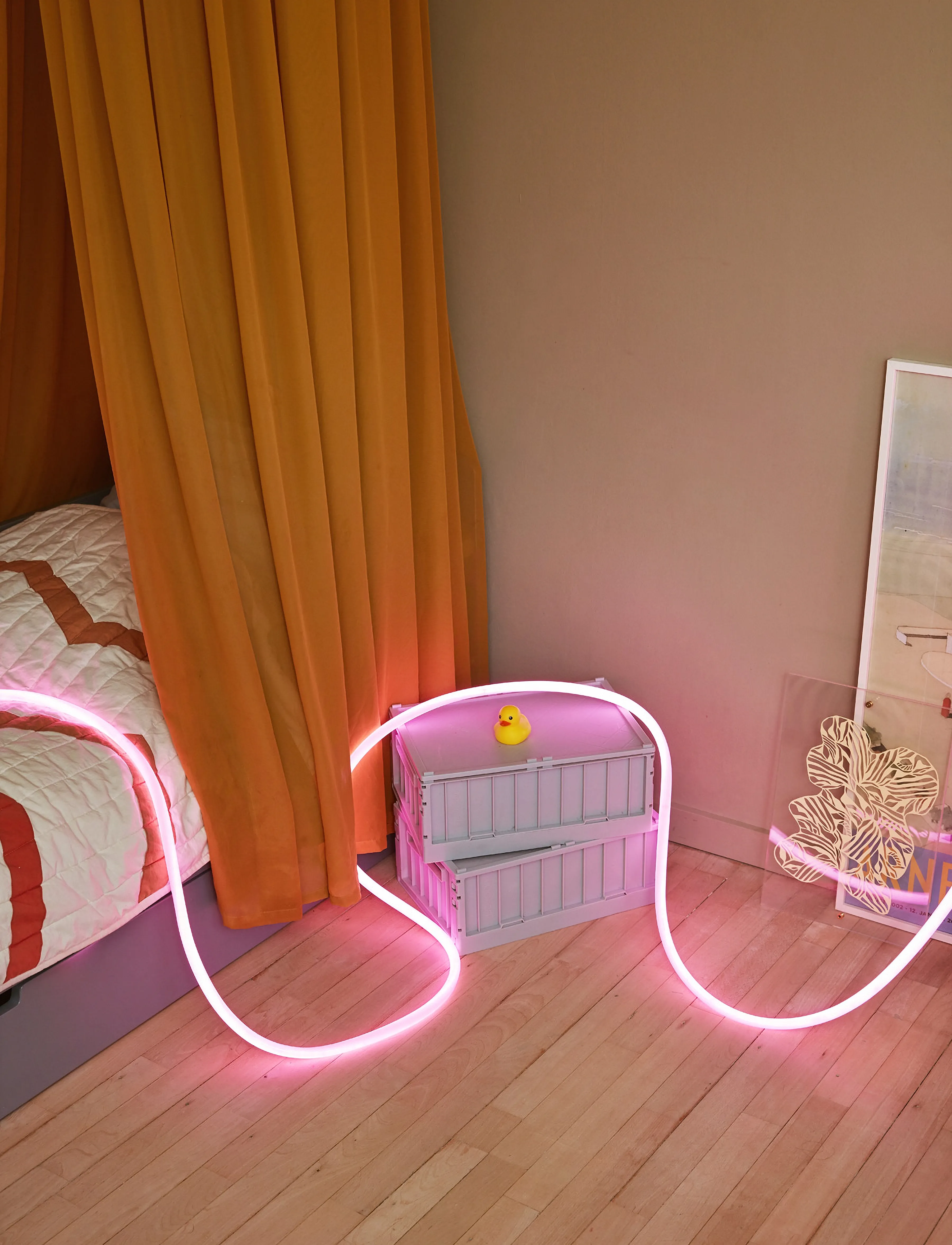 Studio About Flex Tube, Ø1.6X500 cm, Pink, Lamper > Lyskæder, Unisex