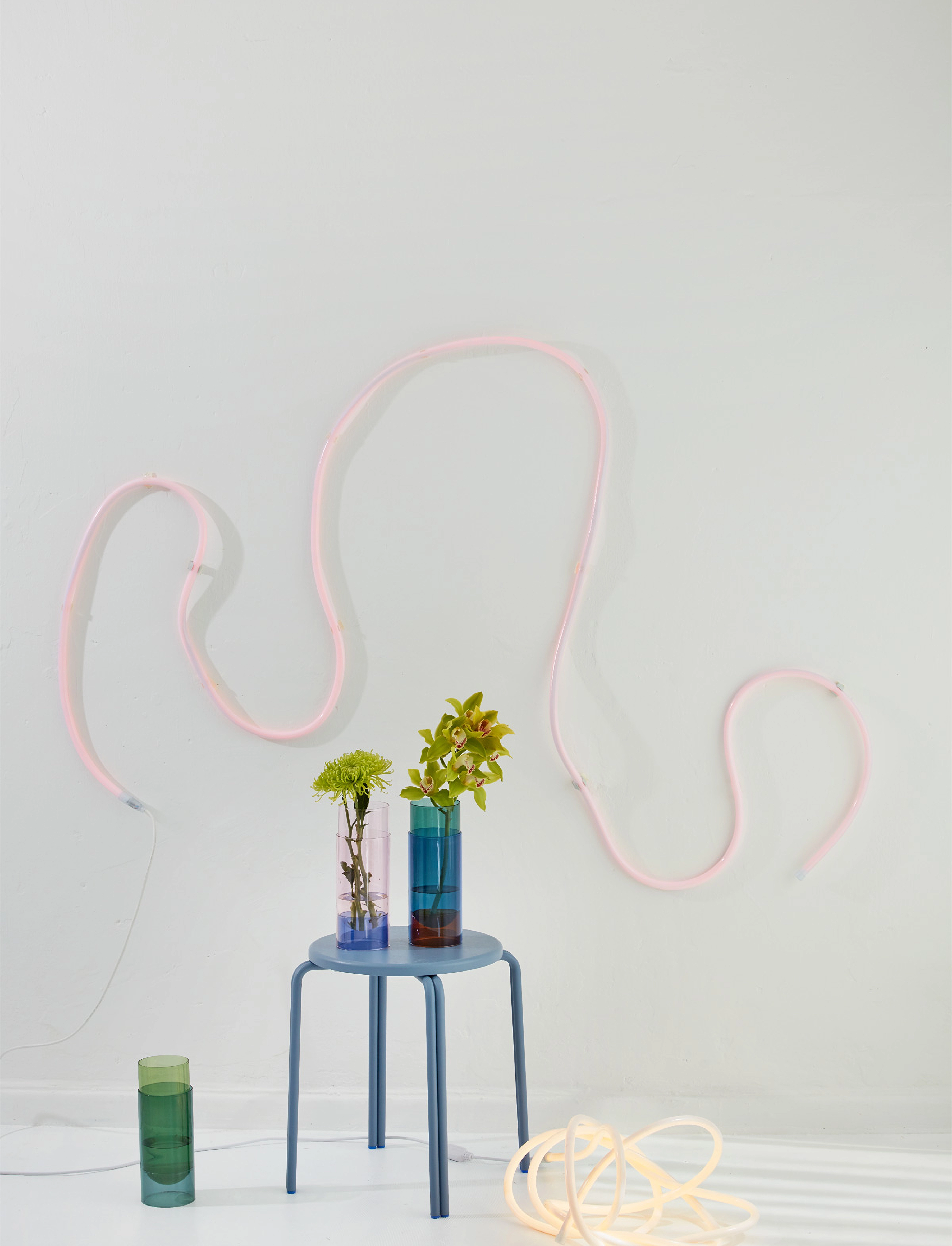 Studio About Flex Tube, Ø1.6X500 cm, Lamps, Rot - String Lights, Homeware
