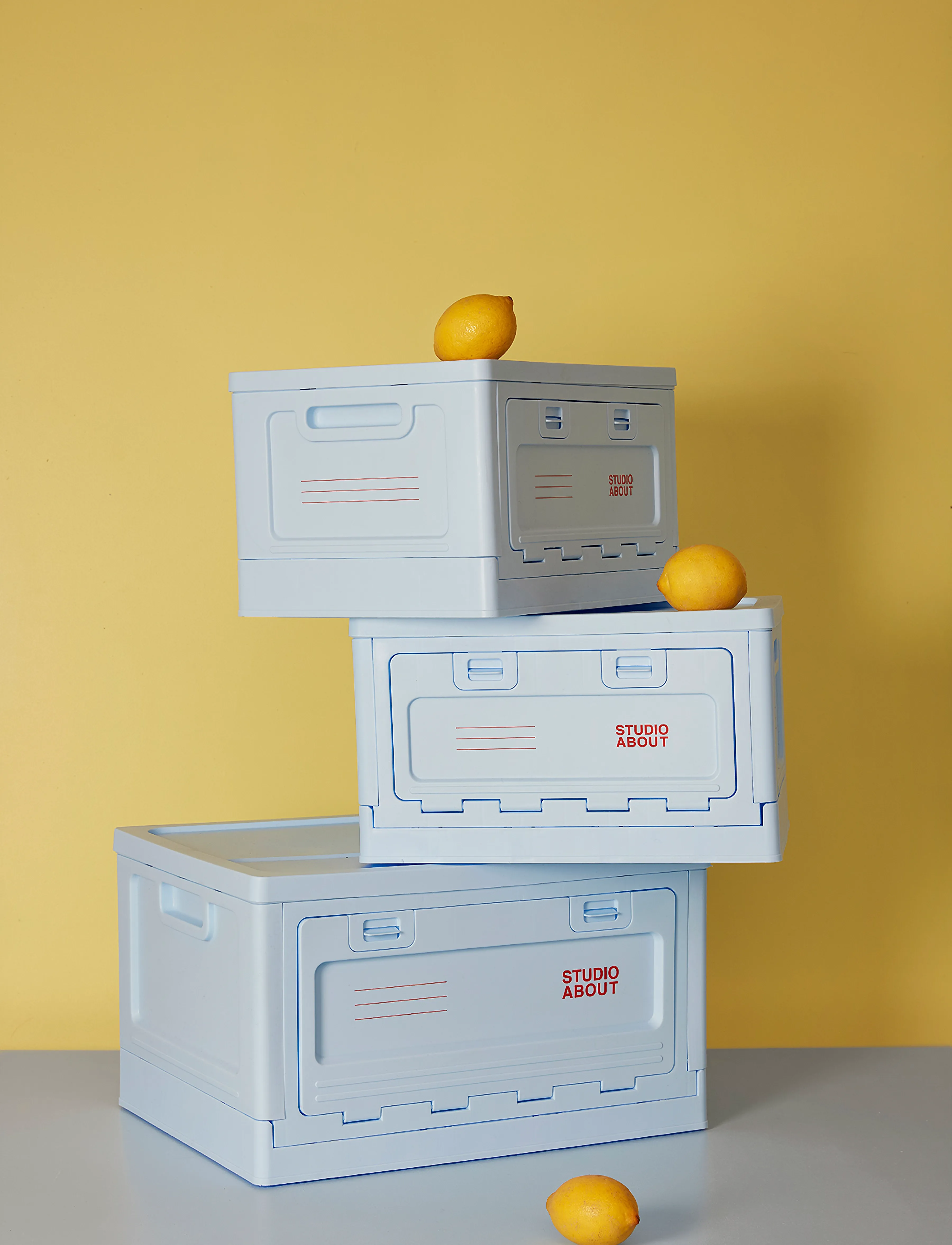 Studio About - BOX - krātuves grozi - light blue - 4