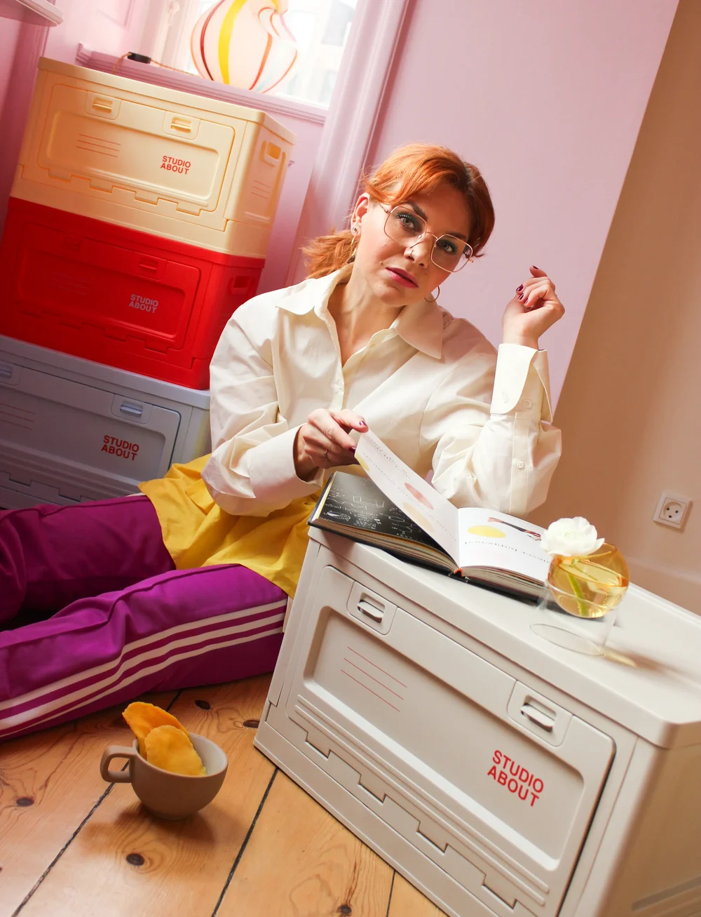 Studio About - BOX - aufbewahrungskörbe - light grey - 3