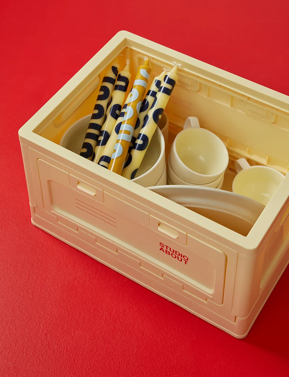 Studio About - BOX - aufbewahrungskörbe - light yellow - 3