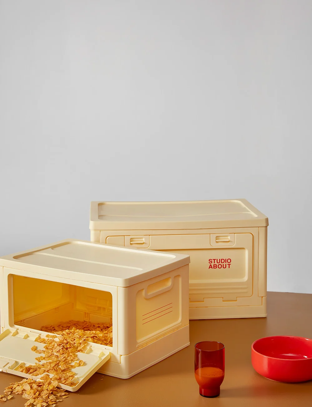 Studio About - BOX - aufbewahrungskörbe - light yellow - 5