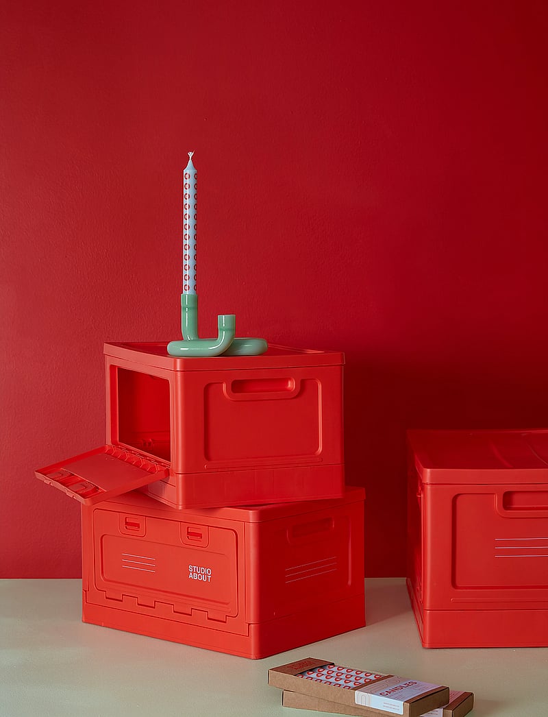 Studio About - BOX - aufbewahrungskörbe - red - 3