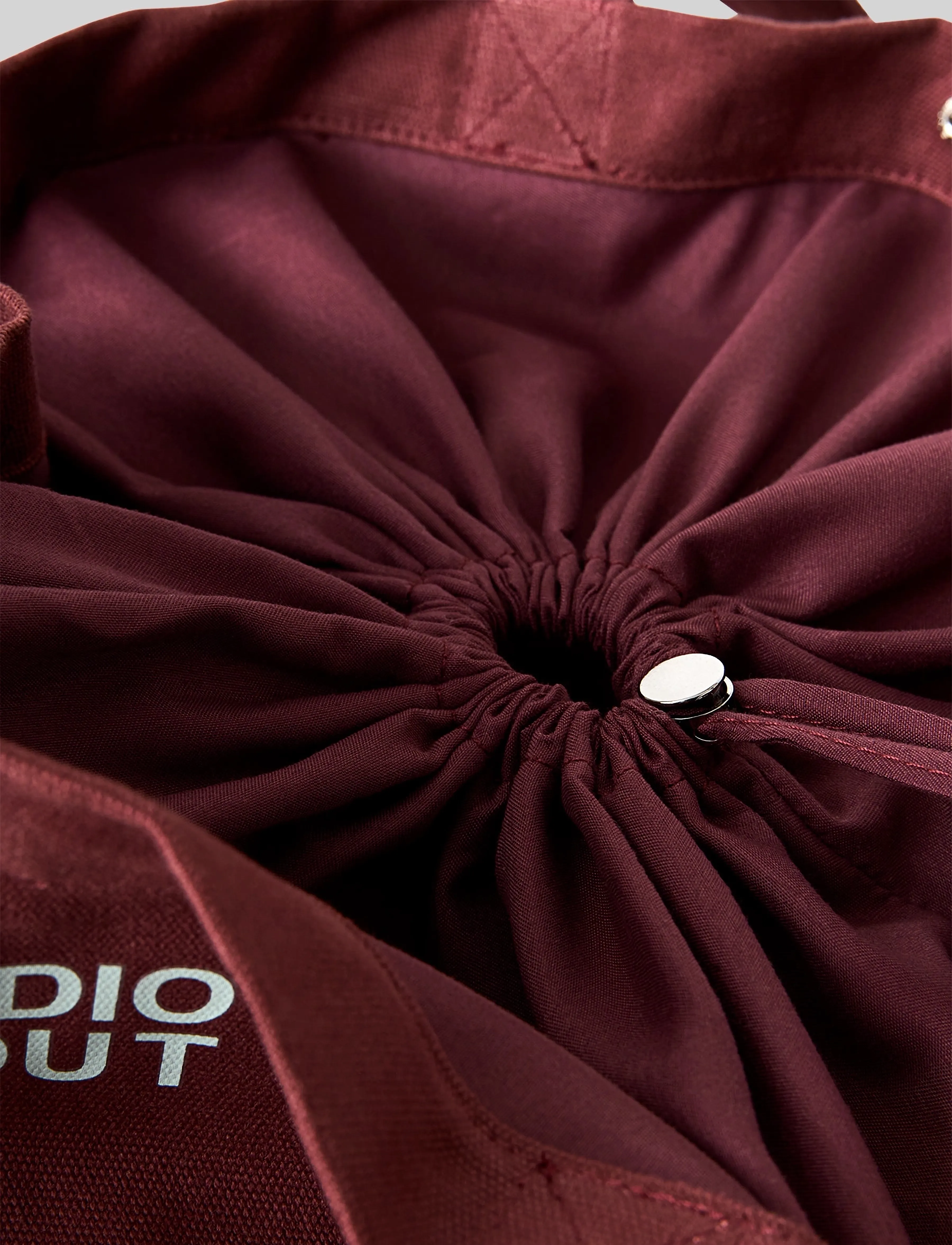 Studio About - TOTE BAG, BORDEAUX/MINT - tote bags - bordeaux/mint - 3