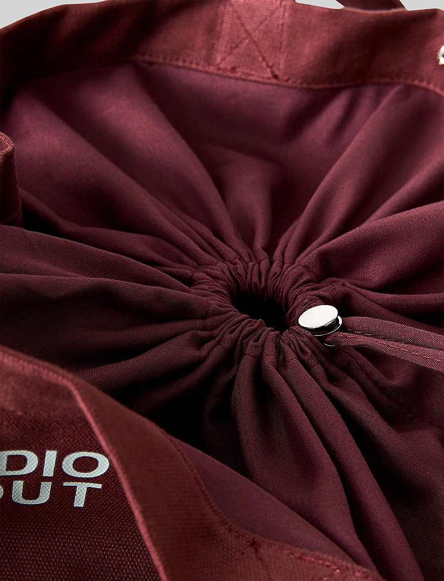 Studio About - TOTE BAG, BORDEAUX/MINT - tote-stiilis kotid - bordeaux/mint - 3