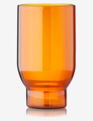 WATER GLASS, TALL - AMBER