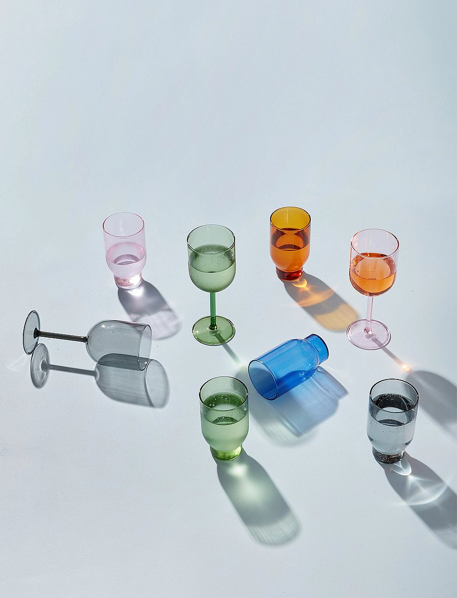 Studio About - WATER GLASS, TALL - madalaimad hinnad - rose - 5