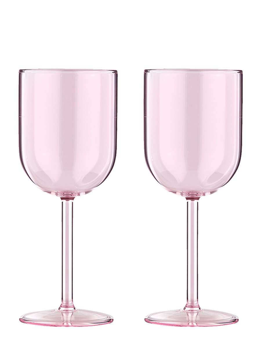 Studio About - WINE GLASS, TALL - valge veini pokaalid - rose - 0