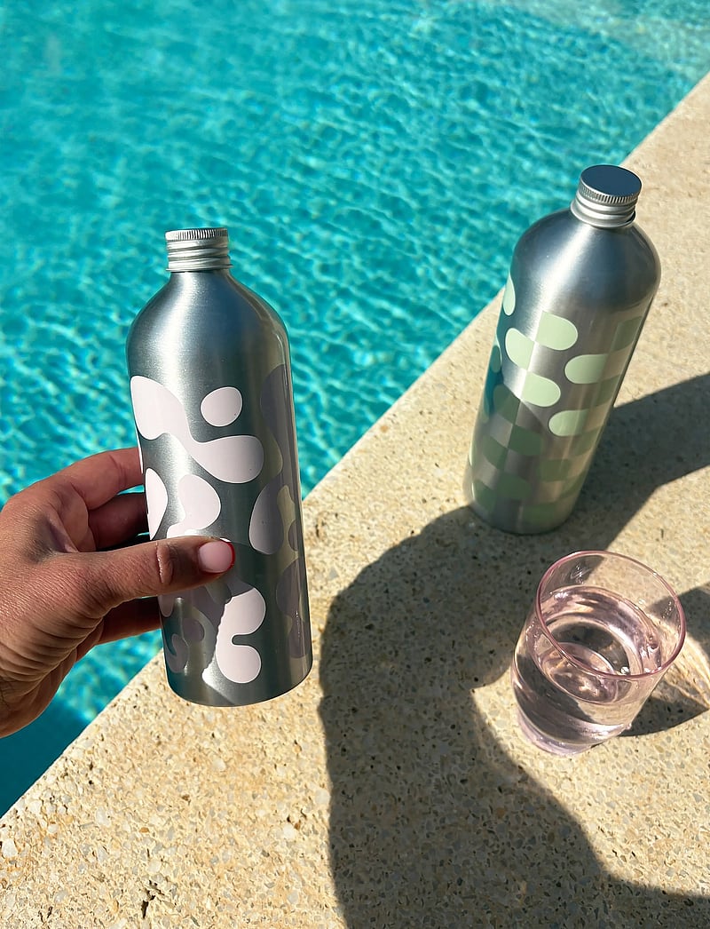 Studio About - BOTTLE, MEDIUM, 2PCS, MINT/RED - udstyr - mint/red - 3