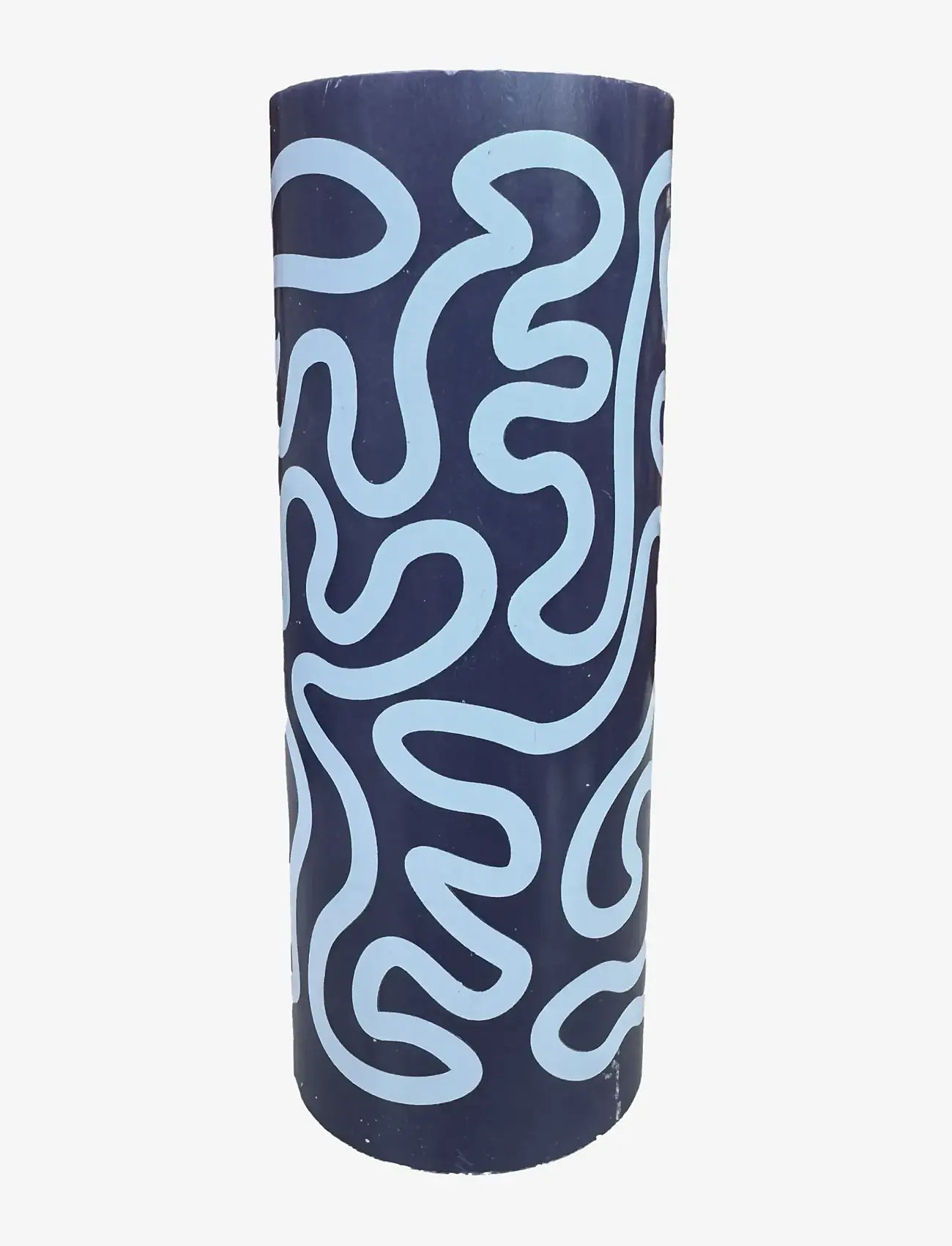 Studio About - PILLAR CANDLE, DARK BLUE/LIGHT BLUE - block candles - dark blue/light blue - 0