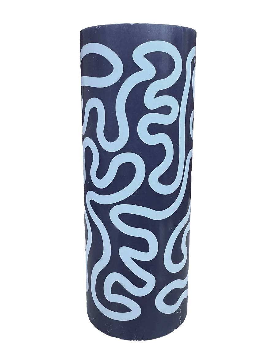 Studio About - PILLAR CANDLE, DARK BLUE/LIGHT BLUE - madalaimad hinnad - dark blue/light blue - 0