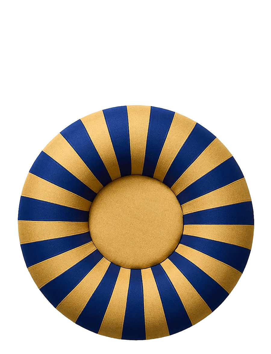 Studio About - FLOAT - poufs - dark blue/ochre - 1
