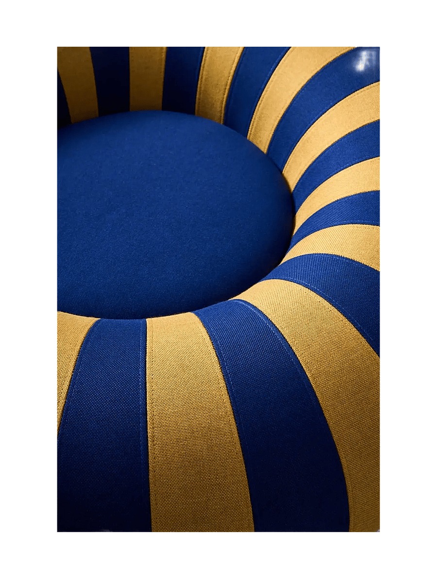 Studio About - FLOAT - poufs - dark blue/ochre - 2