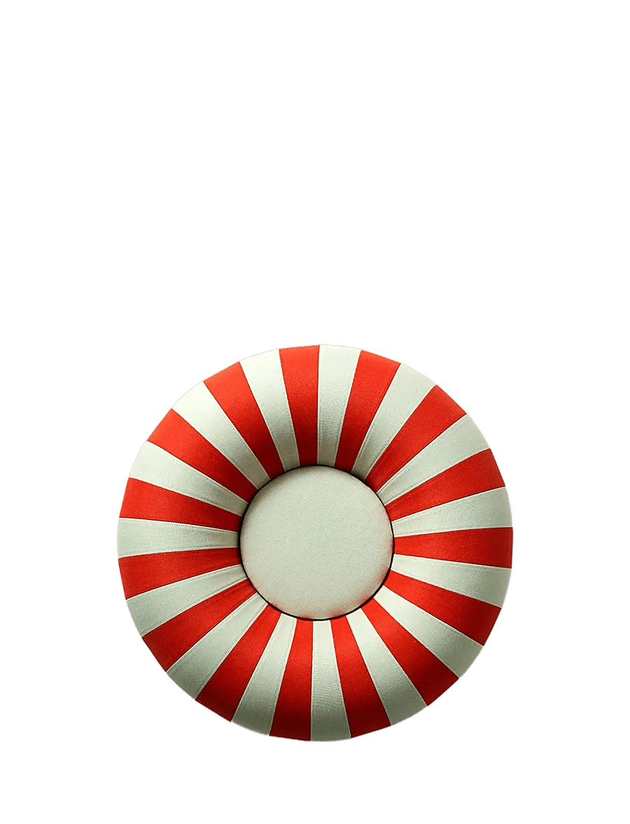 Studio About - FLOAT, SMALL, RED/MINT - poufs - red/mint - 1