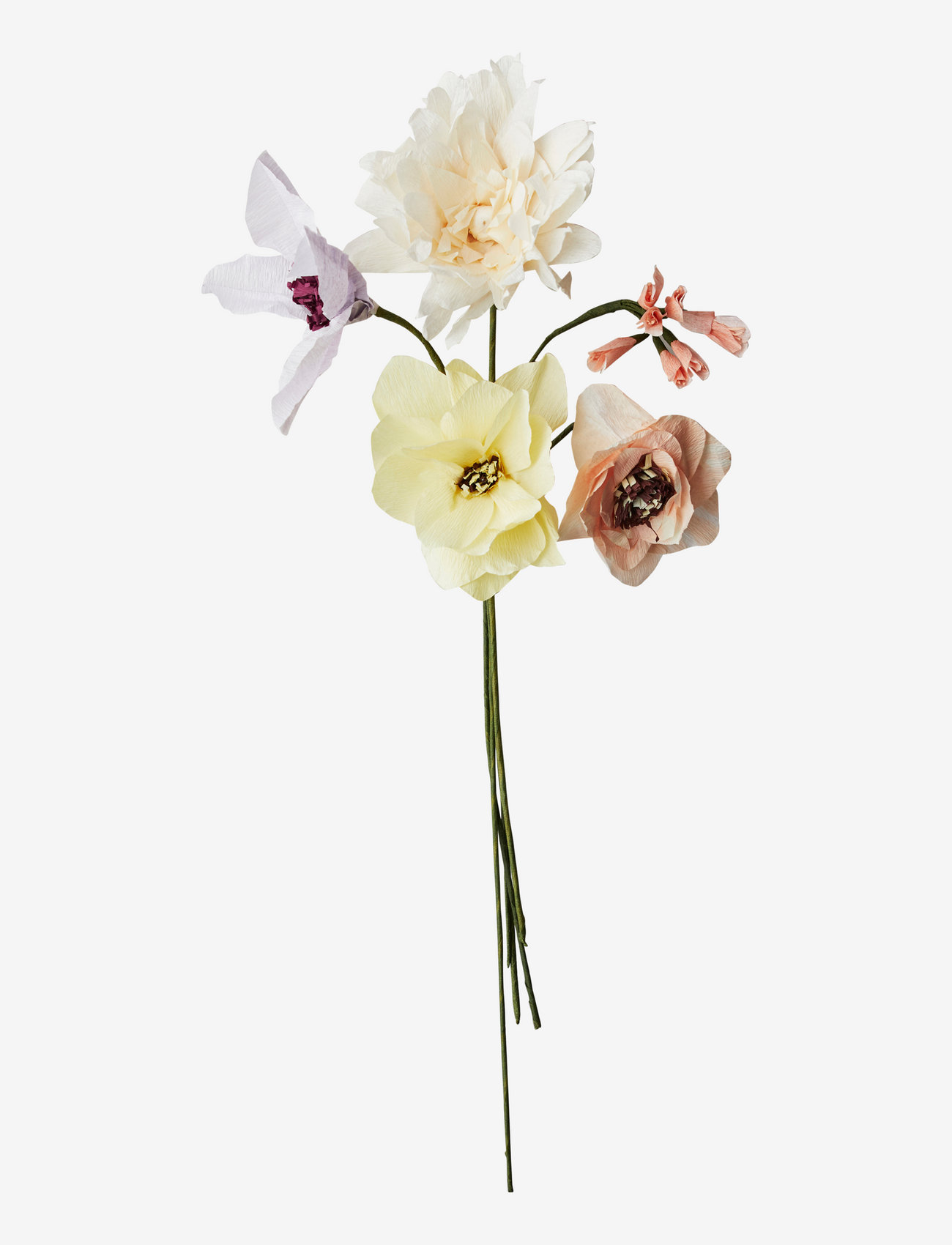 Studio About - PAPER FLOWER BOUQUET, 5 PCS - valentines day gifts - multi color - 1