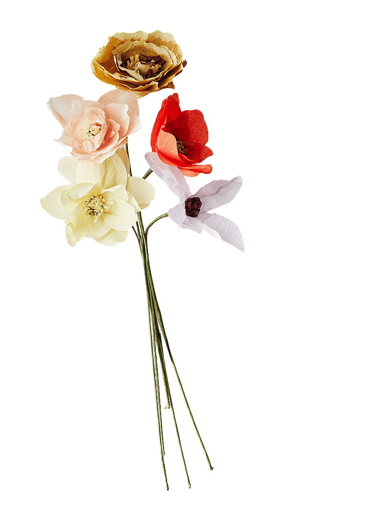 Studio About - PAPER FLOWER BOUQUET, 5 PCS - sõbrapäeva kingitused - multi color - 2